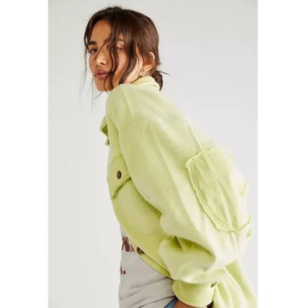 Free People - Ruby Jacket Shacket Oversized Fleece Jacket - Picture 3 of 8